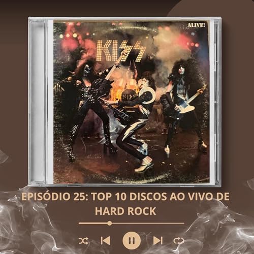 『#25 - Top 10 Discos Ao Vivo de Hard Rock』のカバーアート