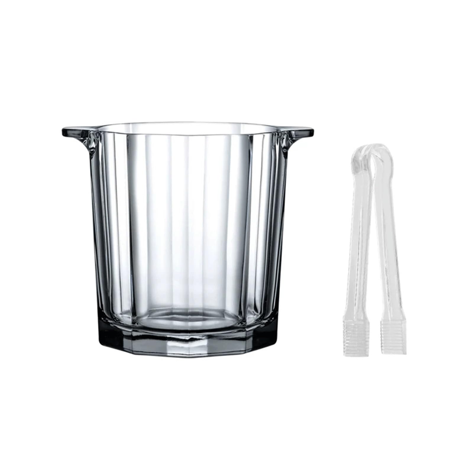 Drinks Bucket/Cooler Crystal Glass Ice Bucket for Parties or Chilling Drinks Champagne Bucket