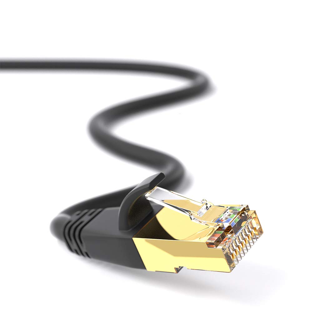 Network Cable, Shielded Ethernet Cable, Cat8 10 Feet (2 Pack), Gold Plated RJ45 Connectors, 26AWG Cat8 Network Cable, Weatherproof 40Gbps 2000Mhz S/FTP LAN Cables for Gaming, Xbox, Modem, Router, PC (B07Z3BF9BH) Amazon Price History, Amazon Price Tracker