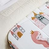 Coberdrom Infantil Solteiro Dupla Face Flannel e Sherpa Ultra Macio 2,40 x 1,50 m – Edredom Infantil Quentinho com Estampas Menino e Menina...