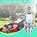 L7T Spark Plug for NGK BPMR7A - 5 Pack Sparkplugs for Champion CJ8 RCJ6Y RCJ7Y & More 2-Stroke Engine, Adofol Spark Plugs for Stihl 017 018 MS170 MS180 MS290 MS310 MS390 029 039 Chainsaw