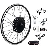 【Kit de modification】 Convertissez facilement votre vélo en vélo électrique. Le kit de conversion de vélo électrique est prêt à être installé avec une jante en aluminium à double paroi et un moteur de moyeu déjà attachés. Tout ce que vous avez à fair...