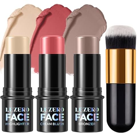 Lezero 3Pcs Contour Stick Kit Cover