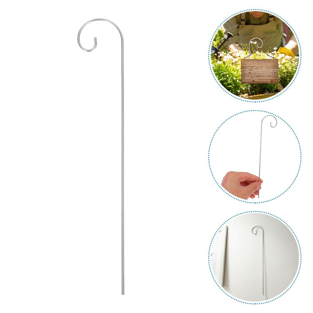 Supvox 20 ganci da pastore per esterni, spine alte da giardino, in metallo, per composizioni floreali, piante sospese, lanterne