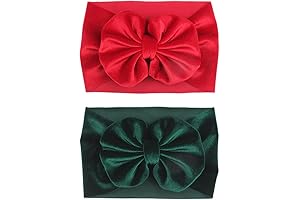 Yanjie Baby Girls Christmas Velvet Baby Headbands