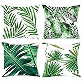 cojines lino vintage Material: nuestras fundas de cojín están hechas de 100% poliéster, que es muy agradable para la piel. El material es muy suave y cómodo.