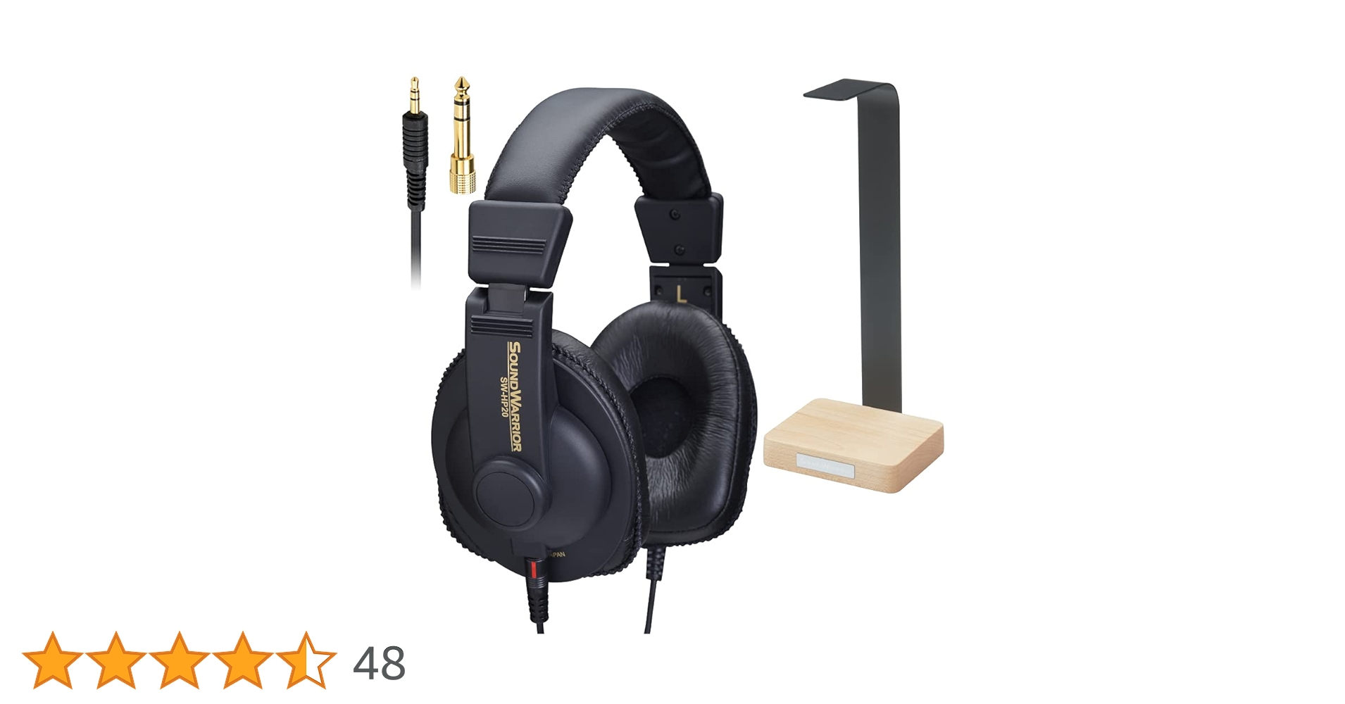 坂下工業 Sound Warrior SW-HP20 有線ヘッドホン 美品 SW-HP20-B - soundwarrior