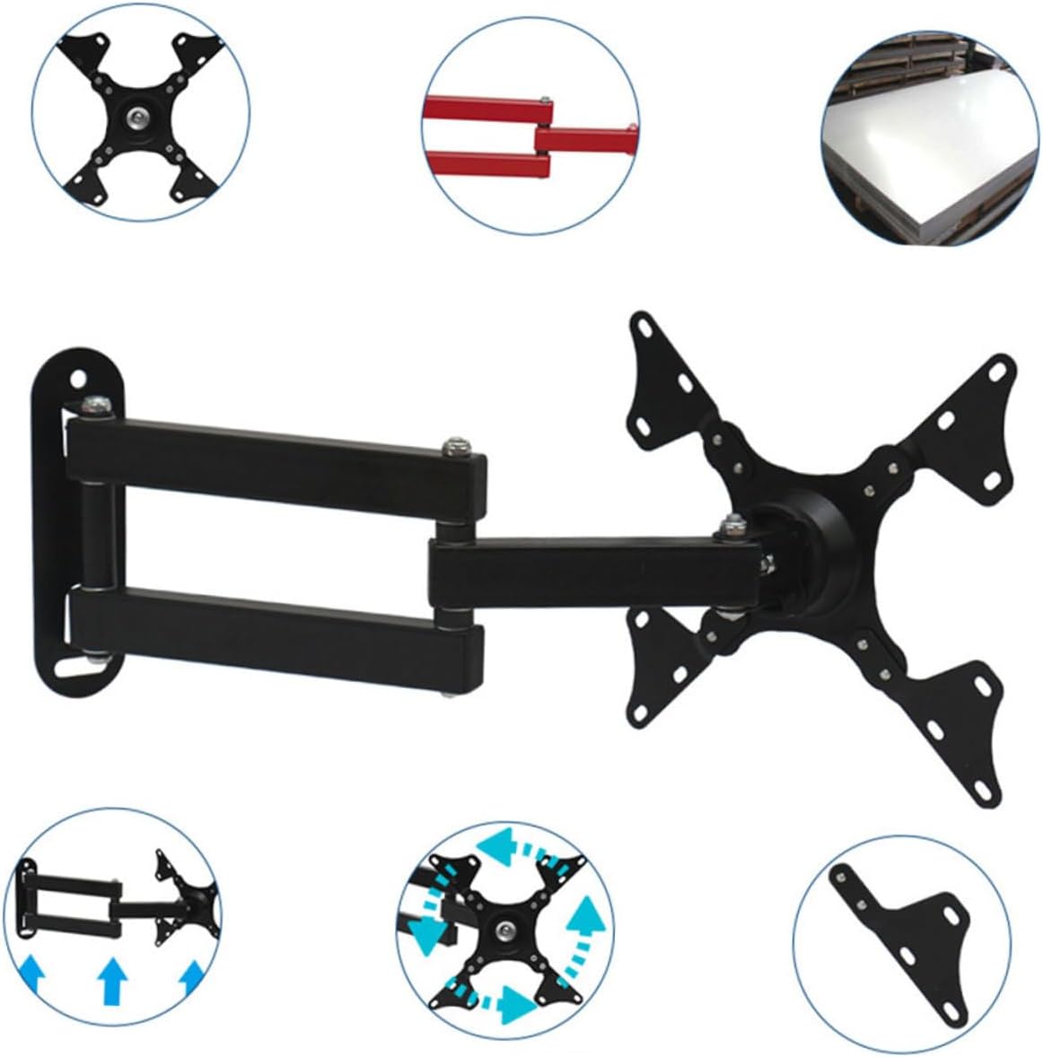 360degree Long Arm Tv Wall Mount Tv Mount Stand Screen for Wall Bracket for Home