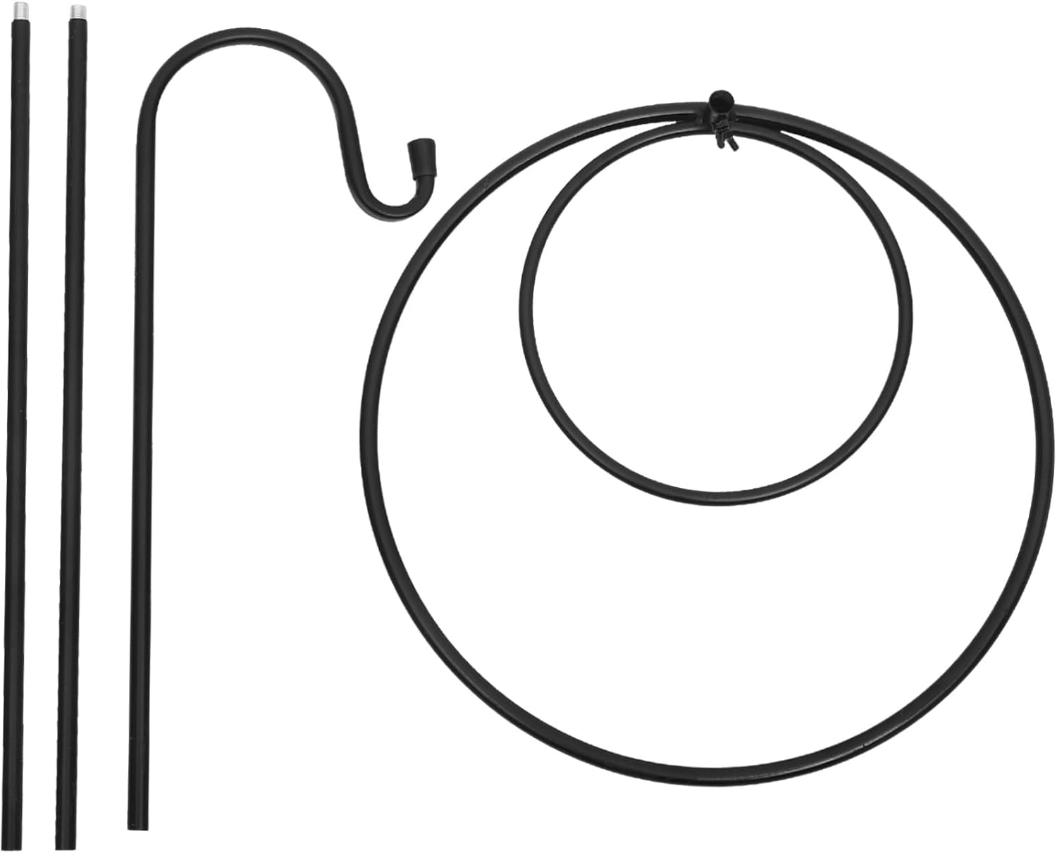 Wear Resistant Outdoor Plant Hanging Hook Iron Art Shepherds Hook Decor for Garden Wedding Aisle