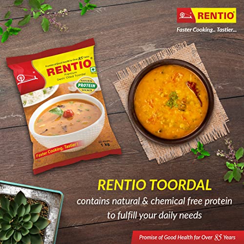Image of Rentio Premium Desi Toor Dal | Oiled Toor Dal | Arhar Dal 5kg Pantry