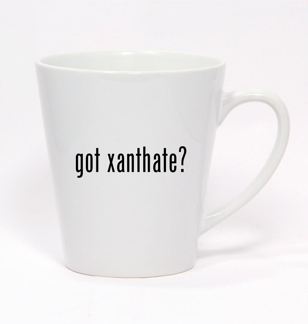 got xanthate? - Ceramic Latte Mug 12oz