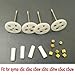 Hong Yi RC Quadcopter Engranajes Los recambios for Syma X5 X5c X5S X5SC X5SW Propeller Protectores Aviones no tripulados de Piezas de Repuesto (Color : Option 1 Metal Gears)
