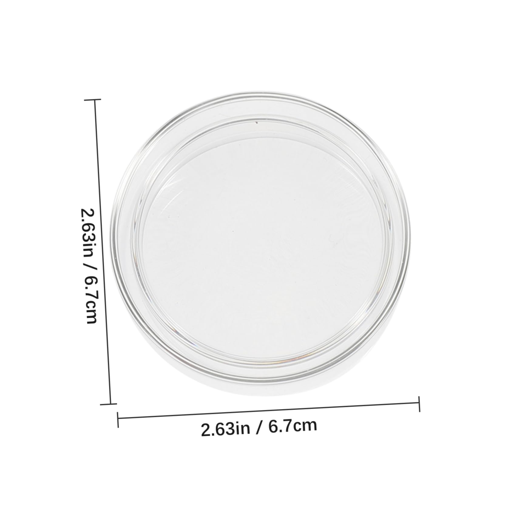 MUSISALY 6pcs Petri Dish Laboratory Dropper Tissue Culture Plate Petri Plate Transfer Pipette Culture Dishes with Lid Laboratory Equipment Lab Plate with Lid Lab Reaction Dish Glass