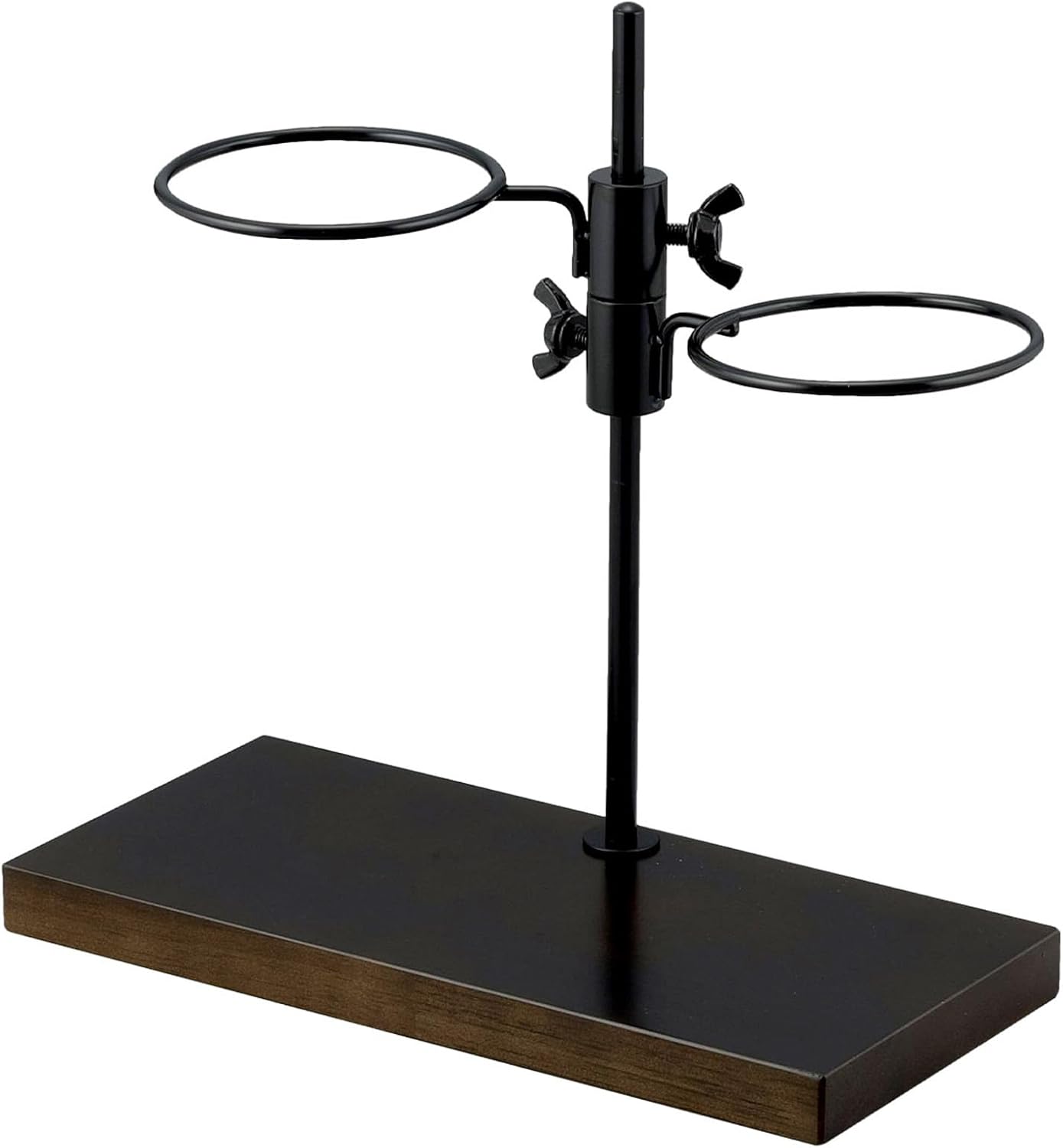 下村企販 KOGU Shimomura Kogu Dripper Stand Double Height Adjustable [Made in Japan] Adjustable Top and Bottom Left & Right Movable 2 Cups Simultaneously Compatible with Drip Bags, Hand Drip Brewer Stand,