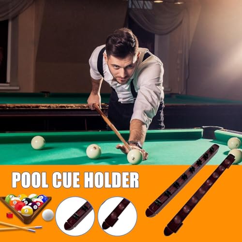 Support de queue de billard en bois | Rangement pour 8 queues de billard