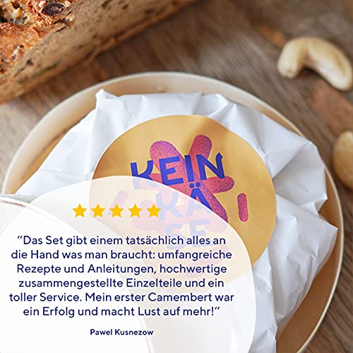 Fairment Starter Kit Keinkäse - vegane Käsealternativen selber machen Set, Käse aus Nüssen, Cashew Käse, Bio Käse zum selber machen, Veganer Cheese, DIY Käse - Image 8