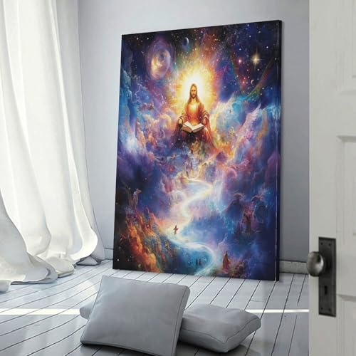 Affiche Jésus murale déco salon impression sur toile 40x60 - 3