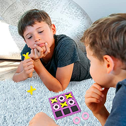 Gamie 24 juegos mini Tic Tac Toe de espuma 5 pulg miniatura 5