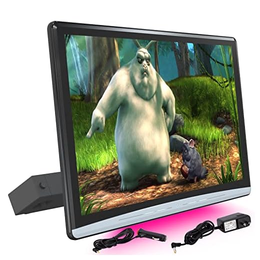 DEYBON Car Android Tablet Large 13.3 inch Headrest Video Players with WiFi, Sync Screen Tablets Phone Mirror Car Back Seat TV, IPS Touchscreen 4K, Play Movies YouTube Netflix, 2G+16G