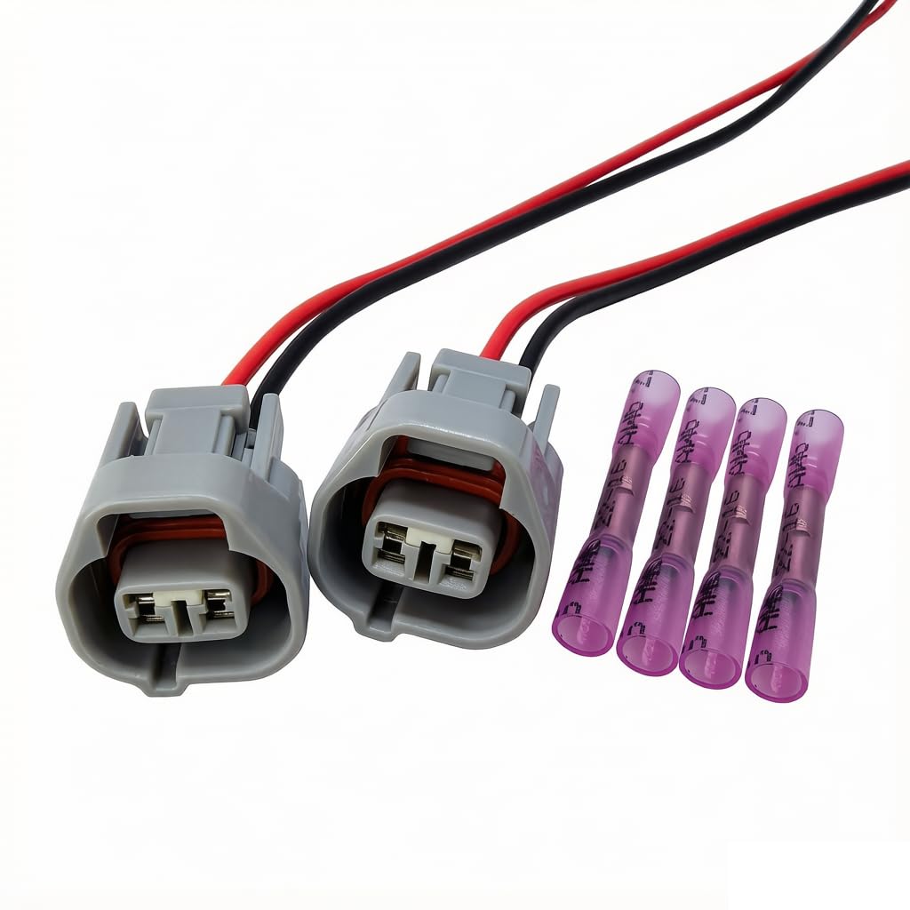 アクセサリー Yusuke0505 Amazon.com: 2Pcs 2 Pin Side Marker Connector Pigtail 90980-11156