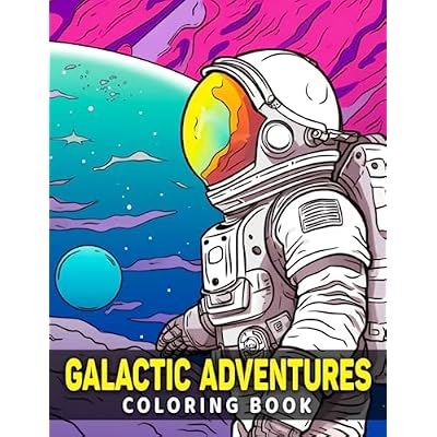 Galactic Adventures Coloring Book