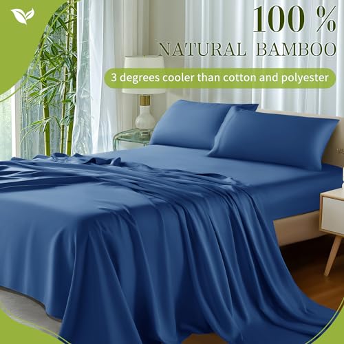 image for Shilucheng 100% Viscose Derived from Bamboo_ Sheets Queen Size 4pcs - 