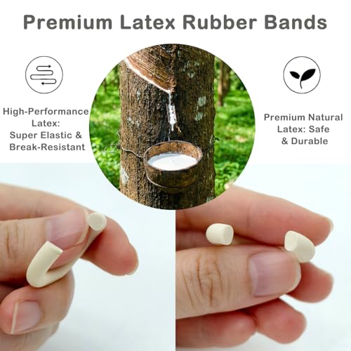 Image of Goat Banding Kit, Livestock Latex Castration Bands, 120Pcs 4 Sizes Castrator Rings for Goats, Lambs, Calves, Sheep, Piglets