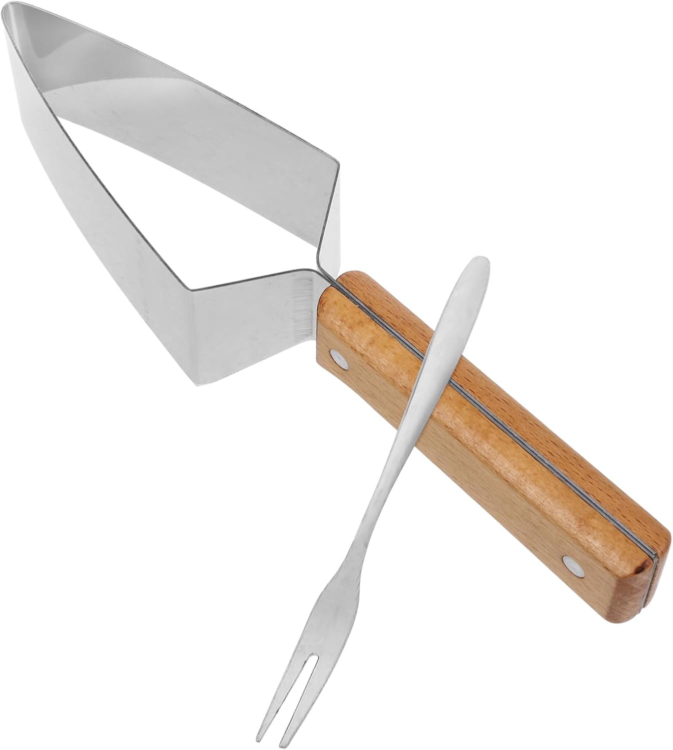 Watermelon Cutter Fruit Splitter with Fork, 430 Stainless Steel