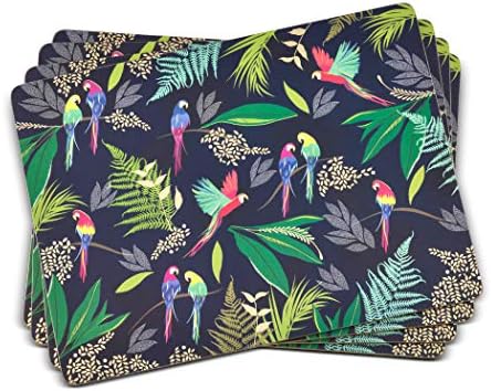 Porteirion Hoe & Gifts Pipernel idnight Slate Placeats, Set of 6