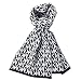 Michael Kors Women's MK Logo Knit Scarf, Black /White, One Size