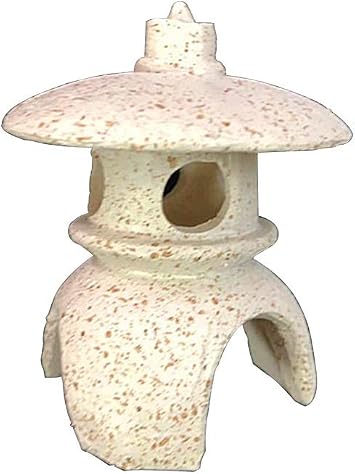 Miniature Resin Pagoda Statue Zen Aquarium Ornaments, Fish Tank Pagoda, Miniature Zen Garden Accessories