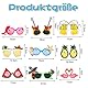 9 Paar Hawaii Party Sonnenbrille Set Lustige Partybrille Hawaiianische Brille Party Photo Booth Requisiten für Sommerparty, Strand Thema Kostümzubehör Foto Requisiten