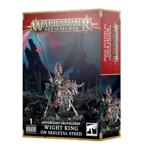 Warhammer Games Workshop Age of Sigmar - Soulblight Gravelords Gravelords: Wight King On Steed