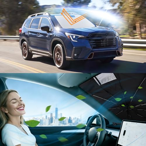 Image of Windshield Sun Shade Umbrella for 2019-2026 Su -baru Ascent