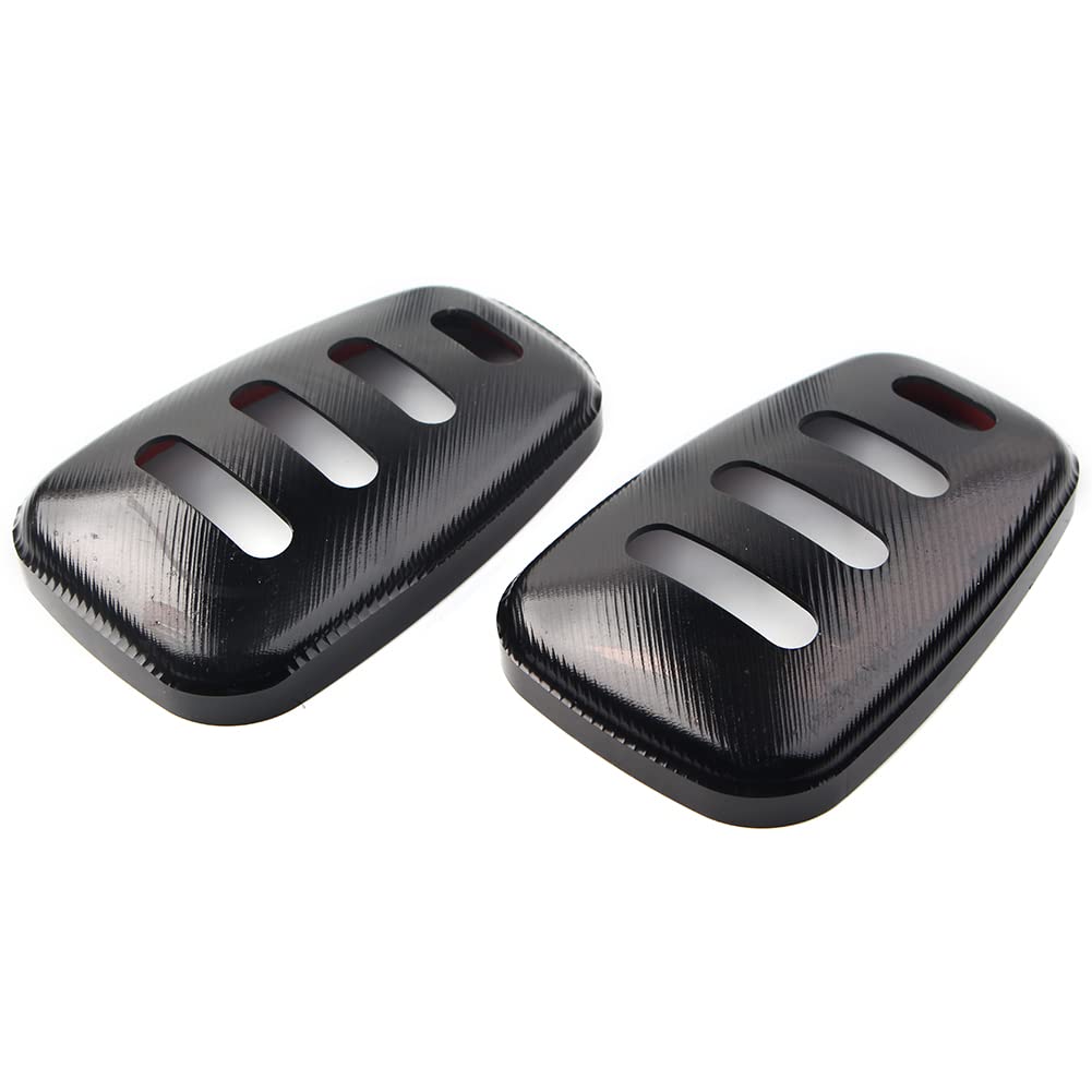 Cninba13 Motorbike Turn Signal Light Protective Lens Cover For Ducati Scrambler 800 18-2021 Aluminum Black