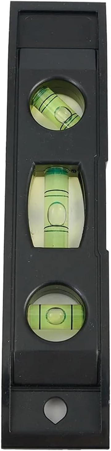 1pc Ruler 3 Bubble Spirit Level Magnetic ABS Shell Mini Pocket Portable Spirit Level Tool Measure Tool Machinery