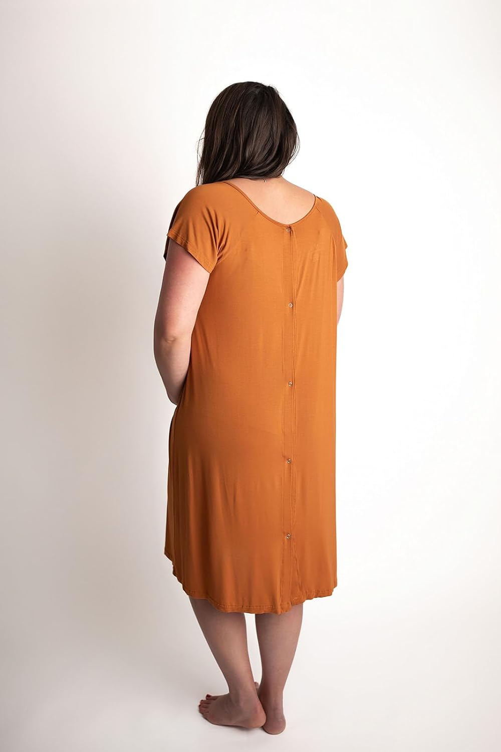 Three Little Tots Plus Size Labor and Delivery Hospital gown Maternity Nursing Nightgown Multi