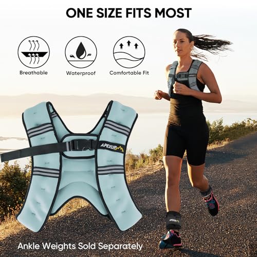 Image of APEXUP Weighted Vest Men Women, Weight Vest for Women Workout Equipment for Strength Training Running