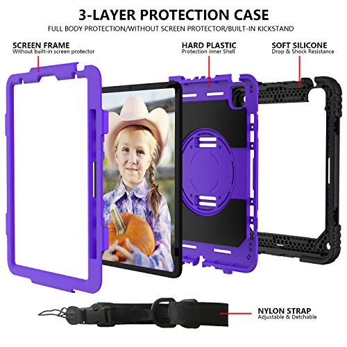 Case Compatible with iPad Air 5th/4th Generation 2022/2020 10.9 Inch, Shockproof Protective Case with Pen Holder - Image 3
