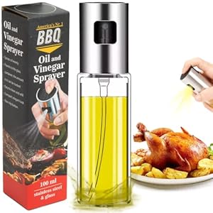 America’s No.1 BBQ – Olijfolie Sprayer – Luxe Olie Sprayer – Olijfolie Fles Verstuiver voor Keuken – Oliefles Cooking Spray – BBQ Accesoires – Airfryer