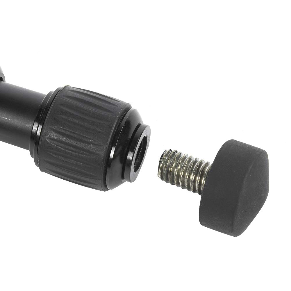 Monopié telescópico profesional para cámara de aleación de aluminio, ligero, portátil, altura ajustable con base M2 para fotografía de viajes al aire libre, 160 cm