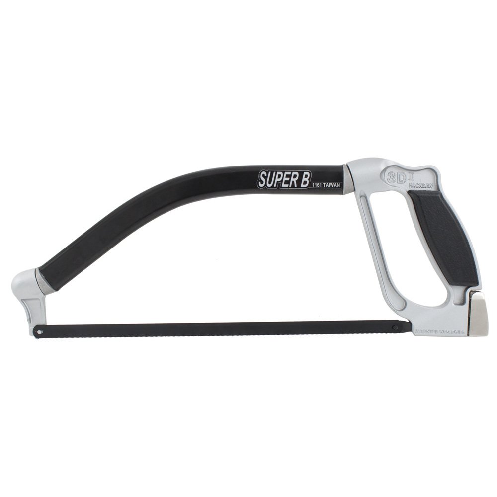 Super B Seghetto tagliatubi in Metallo e Carbonio, Nero (Schwarz-Grau)
