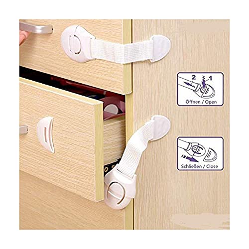 Image of Baby Safety & Proofing Kit Home Safety Combo of 6 Safety Locks and 4 Corner Guards | No Screws & Magnets | Multi-Purpose for Furniture