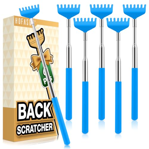 Image of HOFASON Back Scratcher 6 Pack, Stocking Stuffers for Men Adults Women Teens