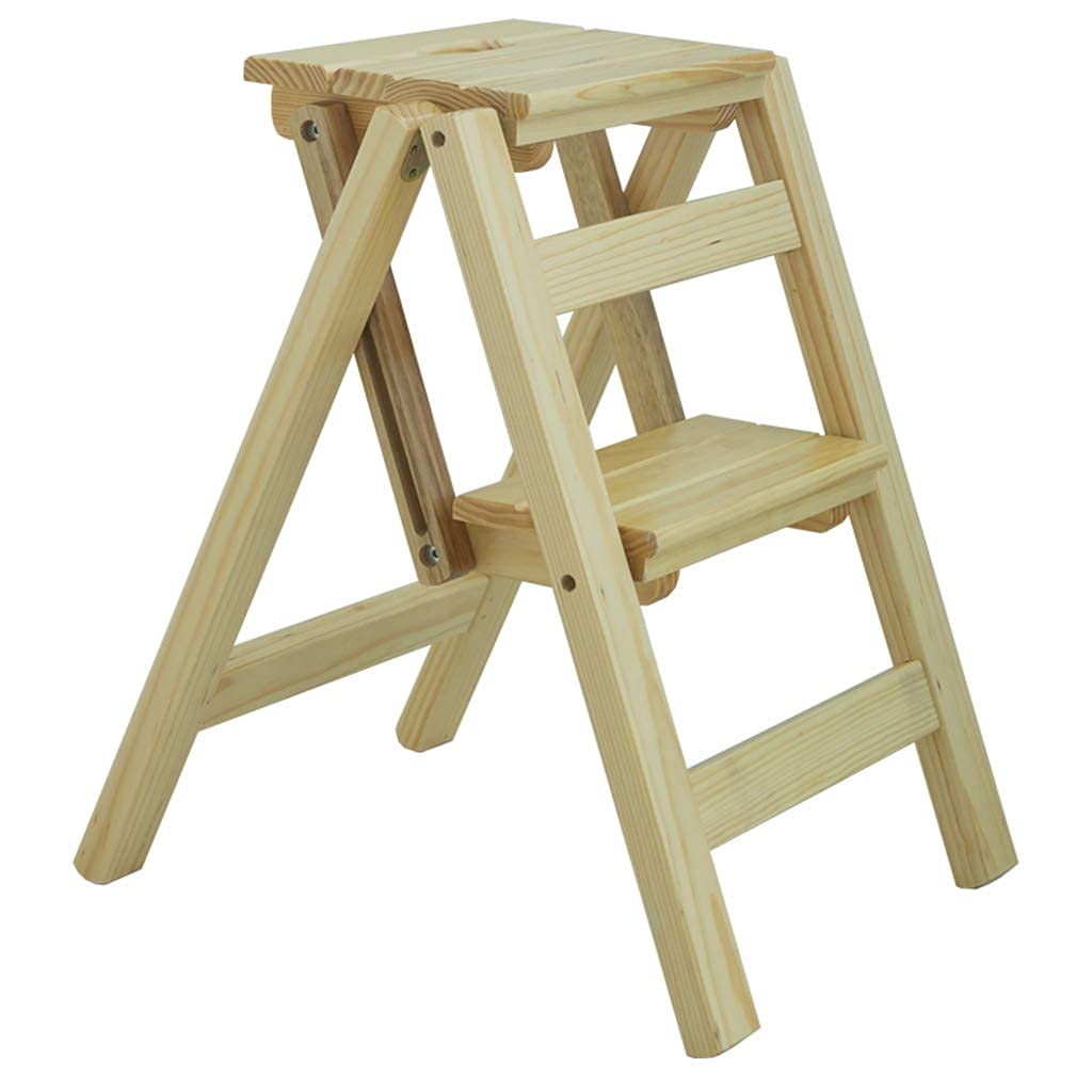 Tabouret échelle en bois pliant pour optimiser votre cuisine