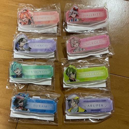 フラガリアメモリーズ おなまえアクリルバッジ RED BOUQUET NOIR BOUQUET ハルリット メロルド リミチャ チャコ アルペック タッサム