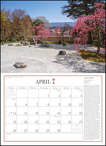 Japanische Gärten 2021 ‒ Broschürenkalender ‒ mit informativen Texten ‒ mit Jahresplaner ‒ Format 42 x 29 cm