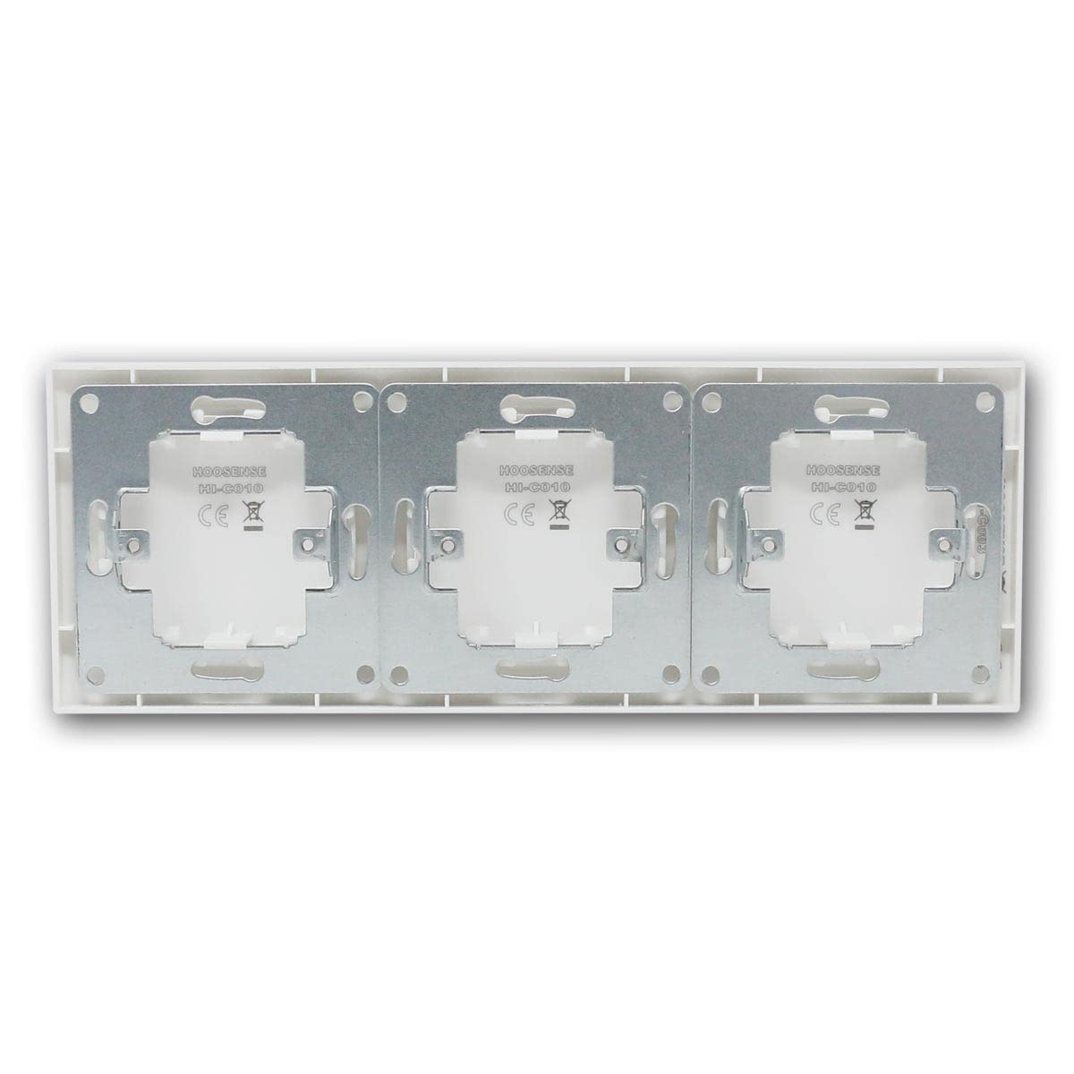 Tapa/panel triple FLAIR, color blanco, con marco triple