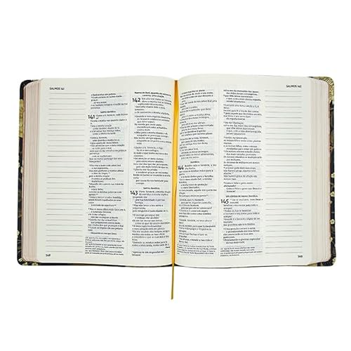 Bíblia Sagrada Nvi, Couro Soft, Flores, Espaço Anotações, Leitura Perfeita