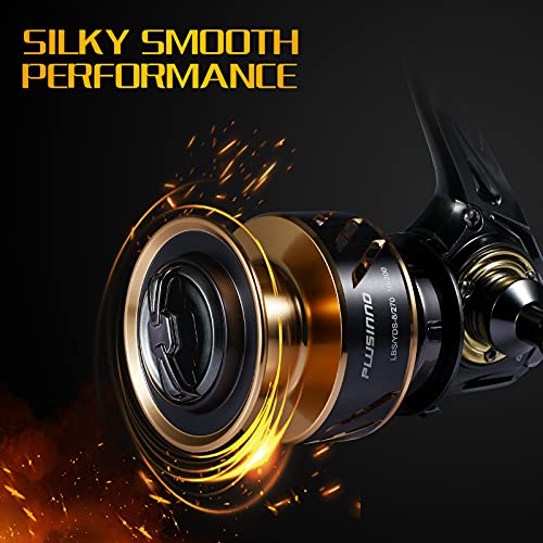 image for PLUSINNO GG Spinning Reel, High Speed Fishing Reels with 5.1:1 - 5.7:1